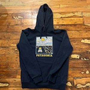 Large Navy Patagonia Sweatshirt